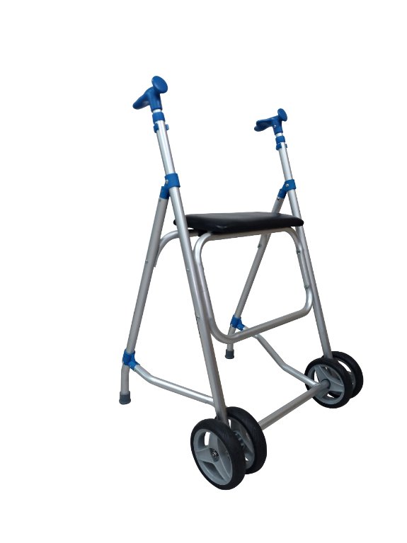 Aluminum Walker with seat, without brake)